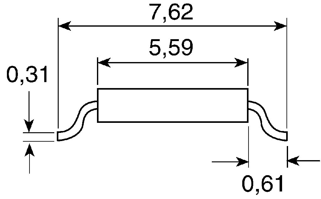 Product image for 8-isolated SMT resistor network,10K