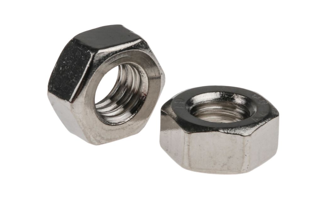 RS PRO, Plain Stainless Steel Hex Nut, DIN 934, M6 - RS Components Indonesia