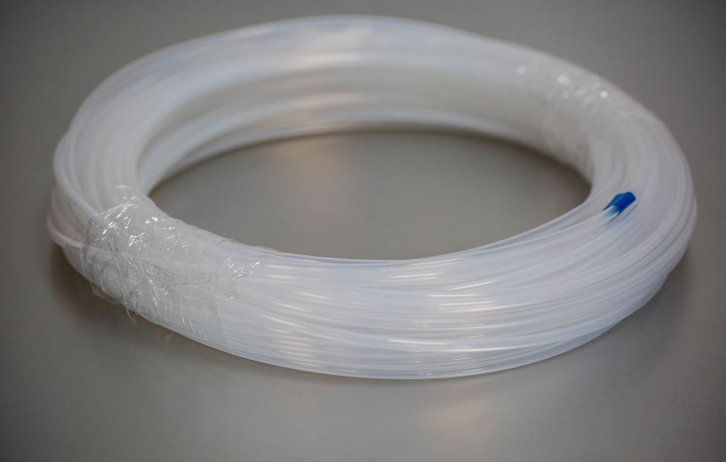 Tuyau tétrafluoro, tube en polytétrafluoroéthylène, tube PTFE, tétraflurane  blanc, téflon, 1 m de long-18 * 20mm * 1m