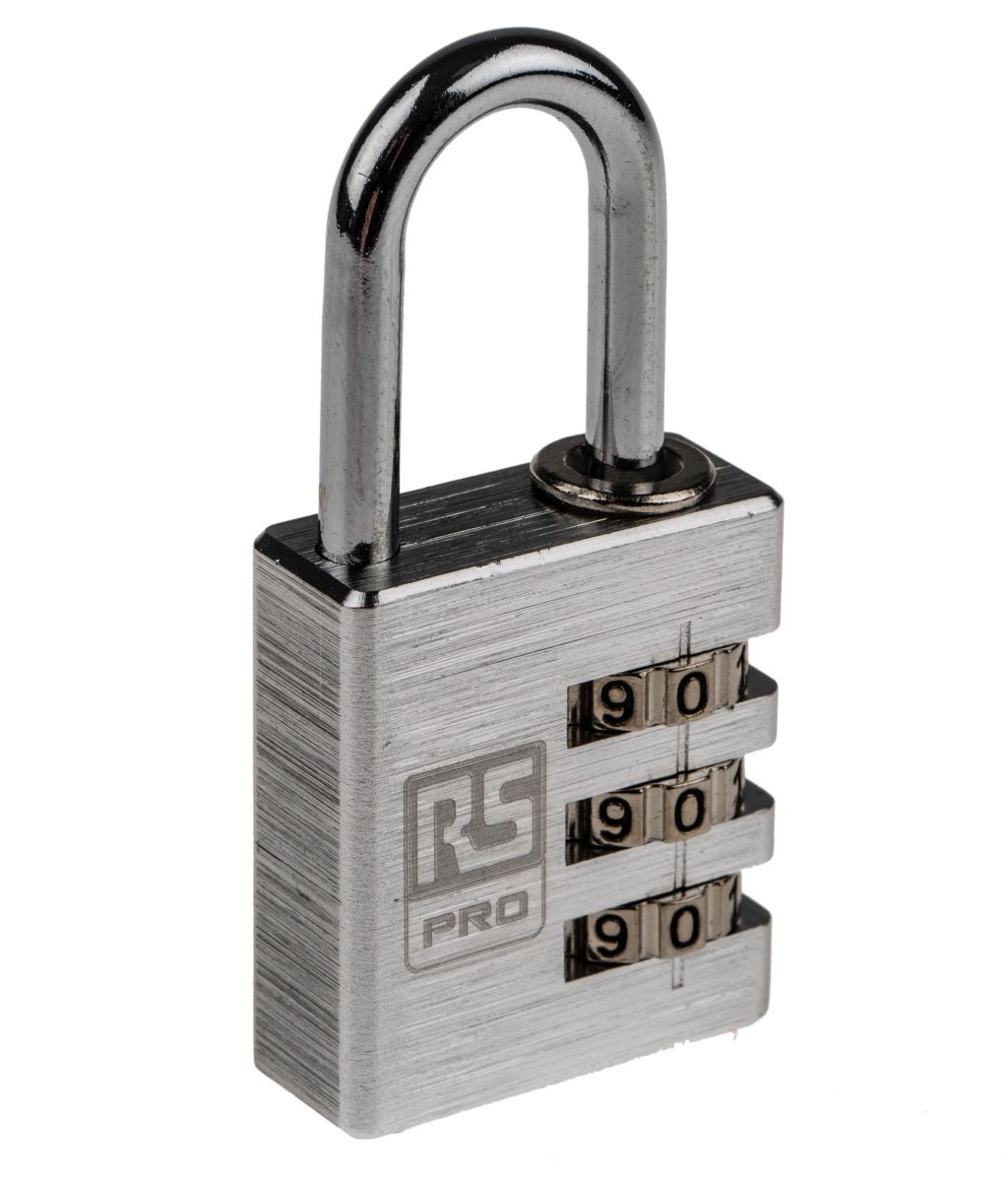 Aluminium Combination Padlock 38MM Black