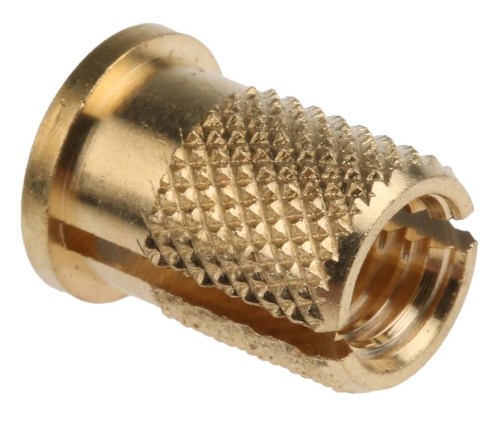 RS PRO, RS PRO, M5 Brass Threaded Insert, 8mm diameter 6.4mm Depth 9.53mm, 278-613