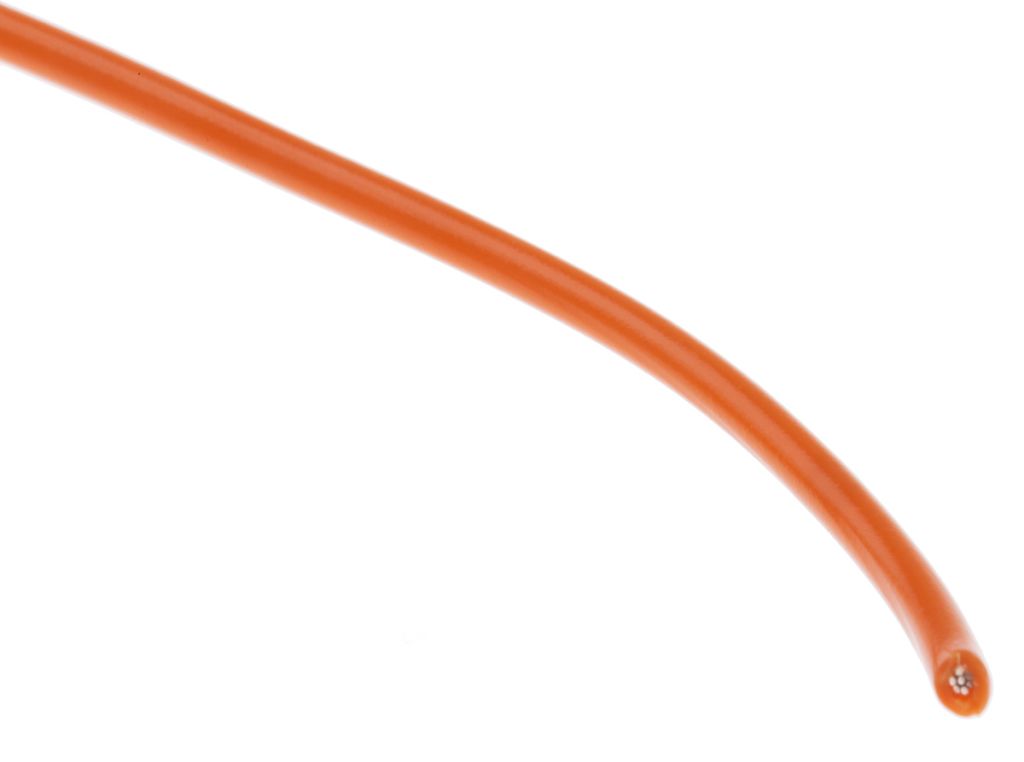 Remington Industries 24 AWG Solid Hook-Up Wire – Orange, 100 Ft, UL1007 300V