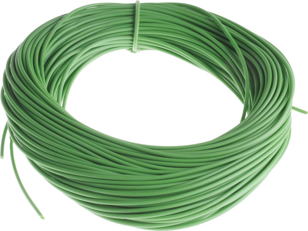 RS PRO PVC Green Cable Sleeve, 2mm Diameter, 50m Length