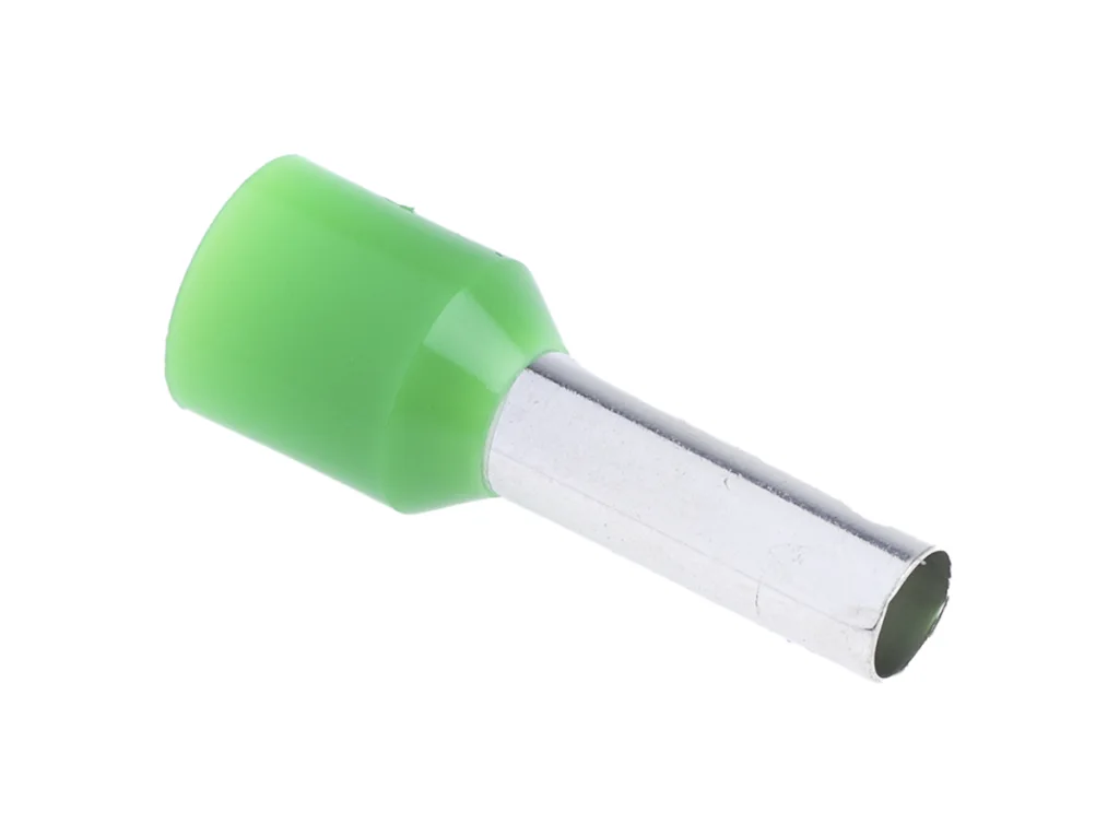 Product image for Grn insulated bootlace ferrule,12mm pin
