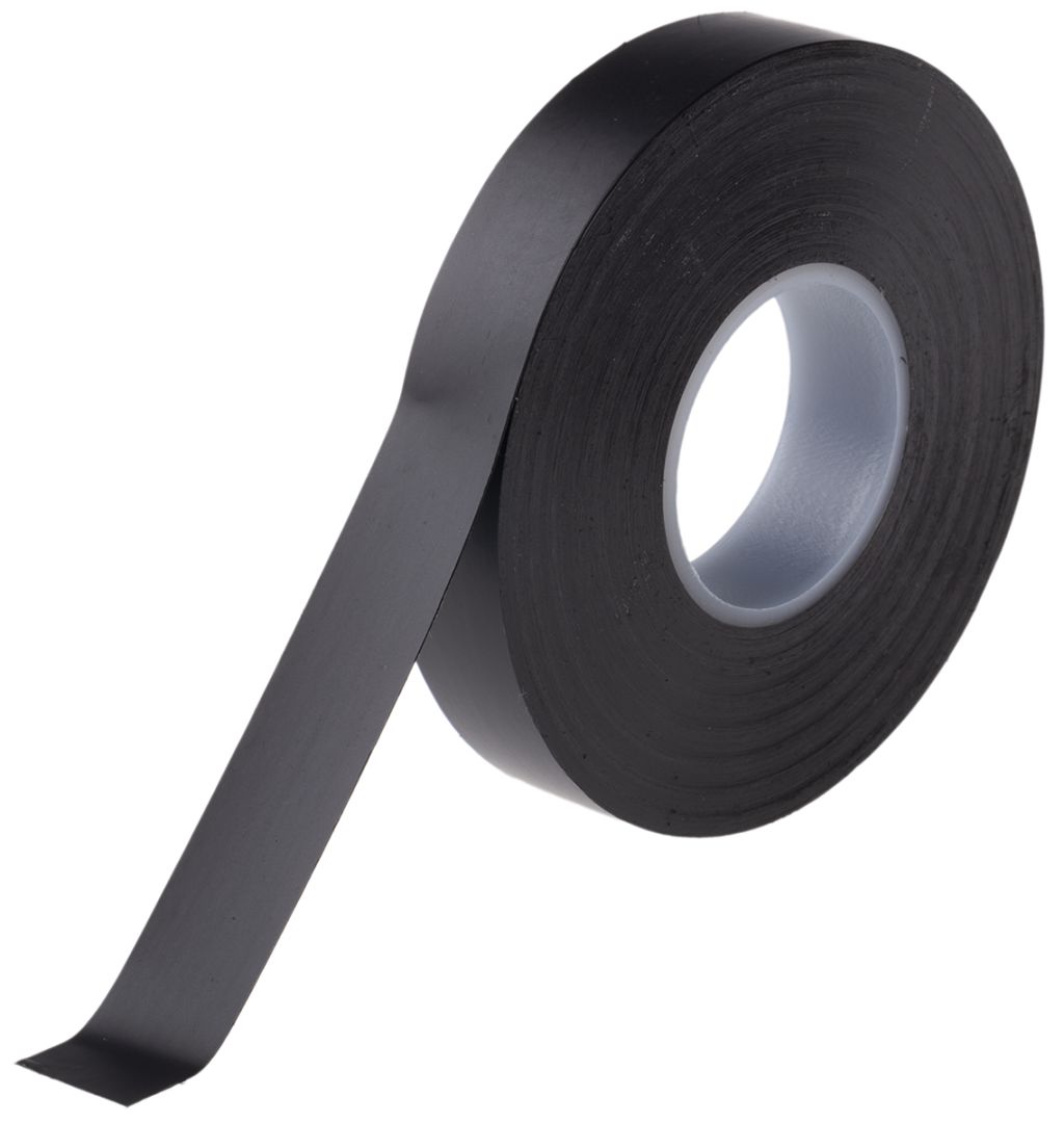 Advance Tapes AT7 Black PVC Electrical Tape, 12mm x 20m