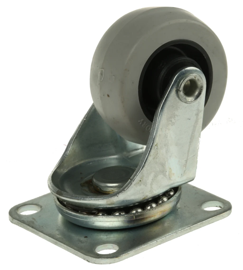 Product image for Gry rubber wheel swivel castor,41mm 16kg