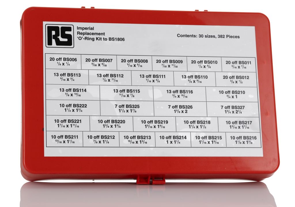 Rs Pro Imperial O Ring Kit Viton® Kit Contents 382 Pieces Rs Components Vietnam 