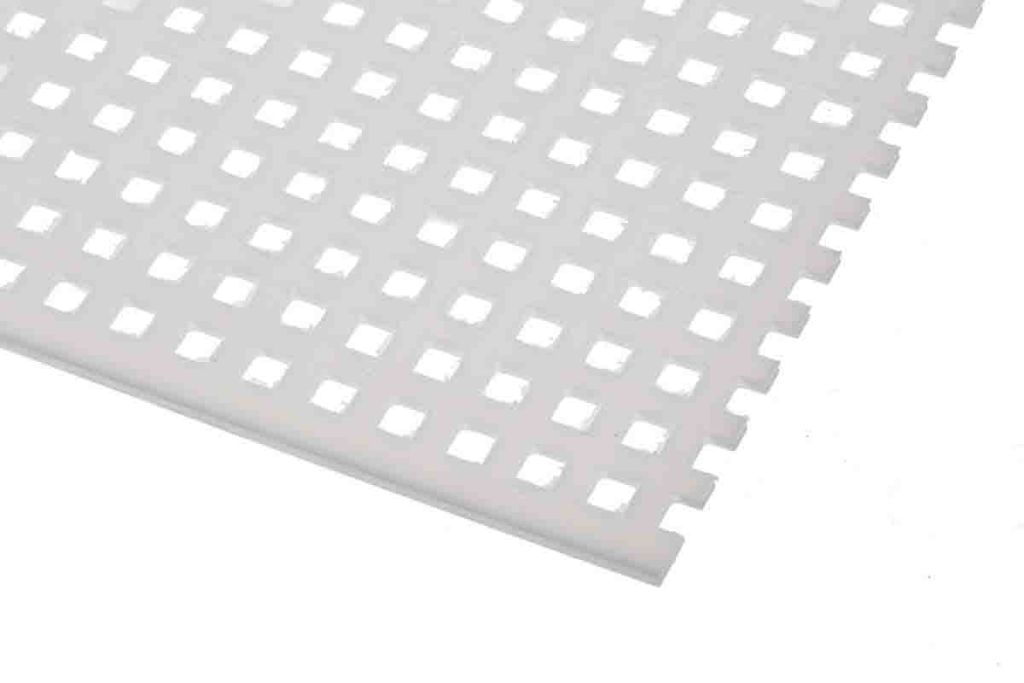 White Plastic Sheet, 500mm x 500mm x 2mm