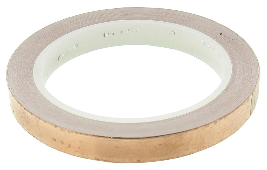 3M 1245 Conductive Metallic Tape, 9mm x 16m