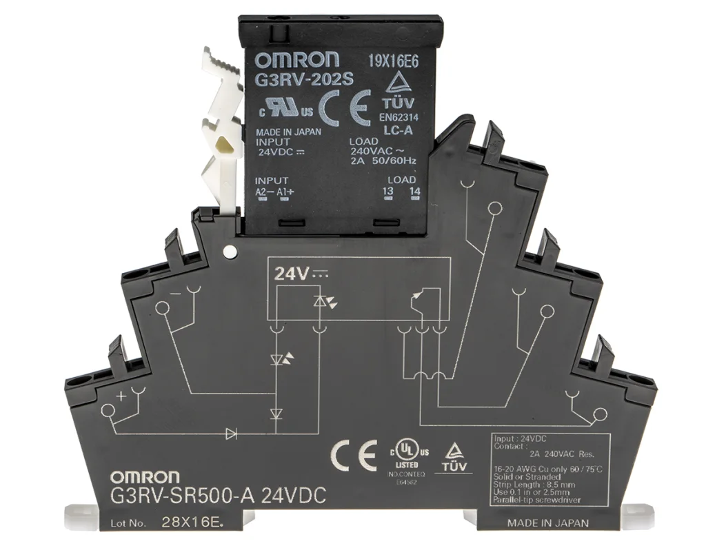 Product image for Slimline SSR 6mm 2 A, 24VDC