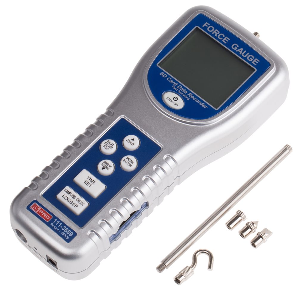 RS PRO Force Gauge RS232, USB, Range 49.03N RS Components Indonesia