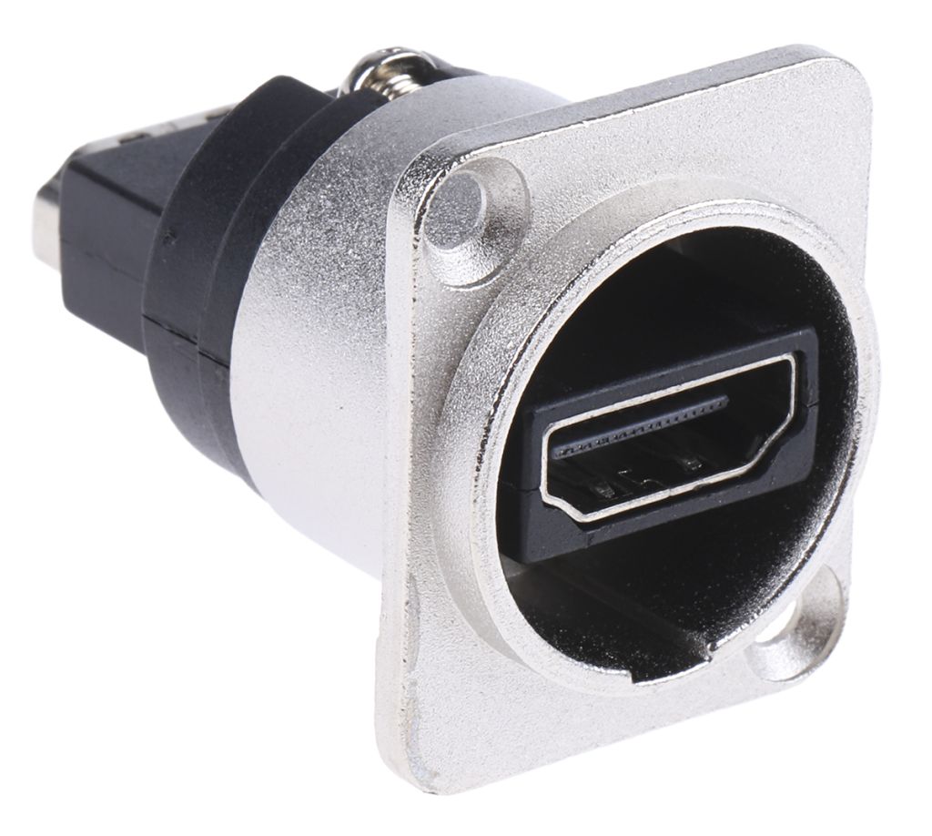 Løve sjældenhed vidnesbyrd RS PRO 2 Way Female Feedthrough HDMI Connector - RS Components Indonesia