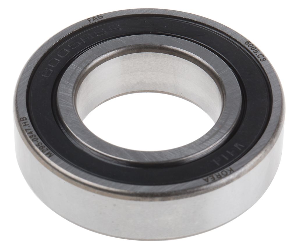 FAG Deep Groove Ball Bearing - Plain Race Type, 25mm I.D, 47mm O.D