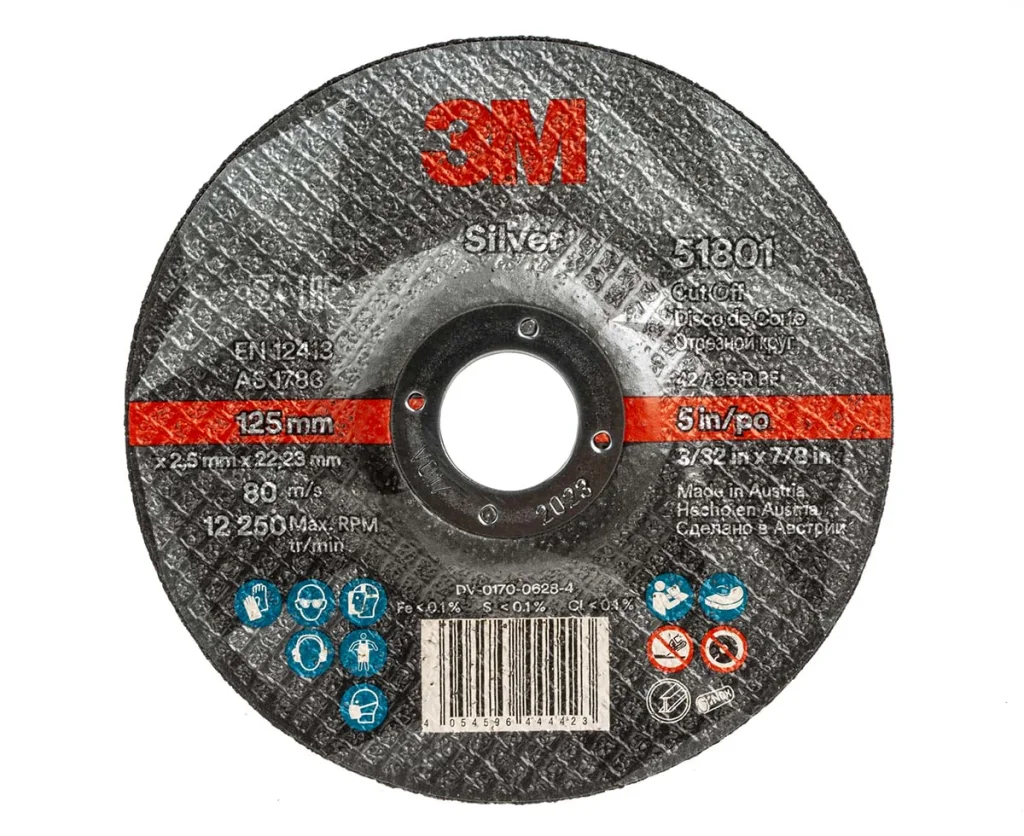 Product image for 3M SILVER CUT-OFF WHEEL T42