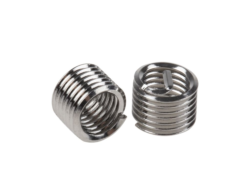 M5 x 0.8 ISO x 15mm WireSert Threaded Insert for Metals - Locking - 18-8  Stainless - 100/pkg