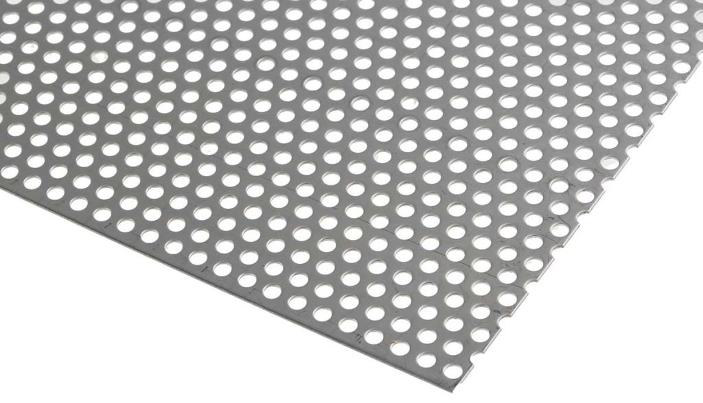 Stainless Steel Perforated Metal Sheet, 500mm L, 500mm W, 0.55mm ...