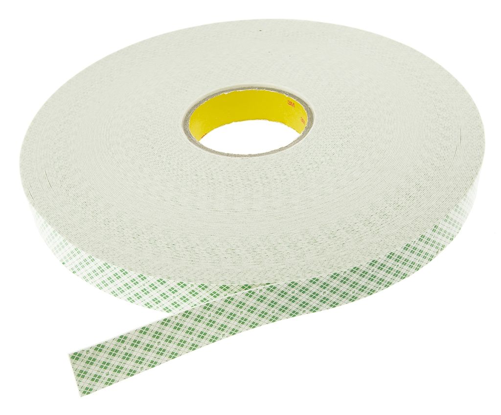 3M 4910F 19mm x 11m, 3M 4910F, VHB™ Clear Foam Tape, 19mm x 11m, 1mm Thick