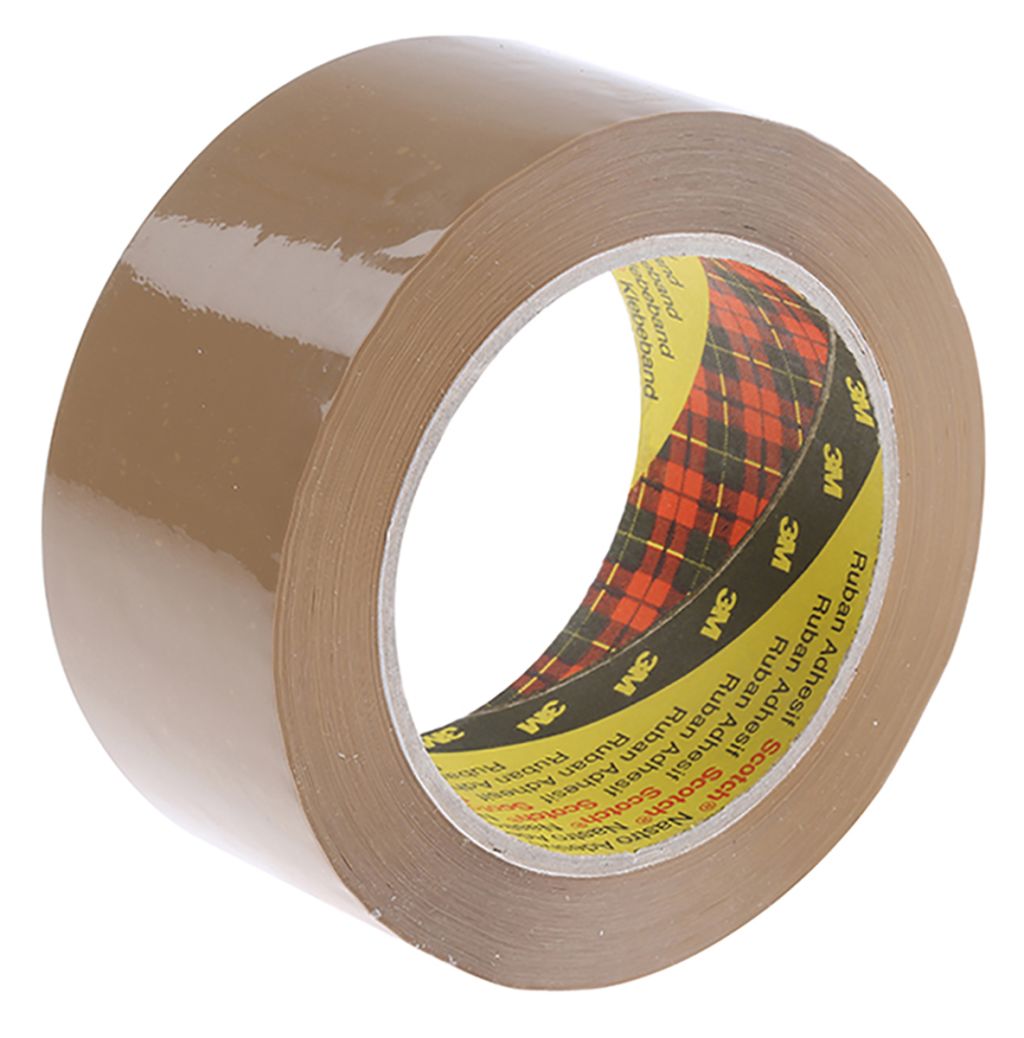 3M Scotch SCOTCH 371 Brown Packing Tape, 100m x 50mm RS Components  Indonesia