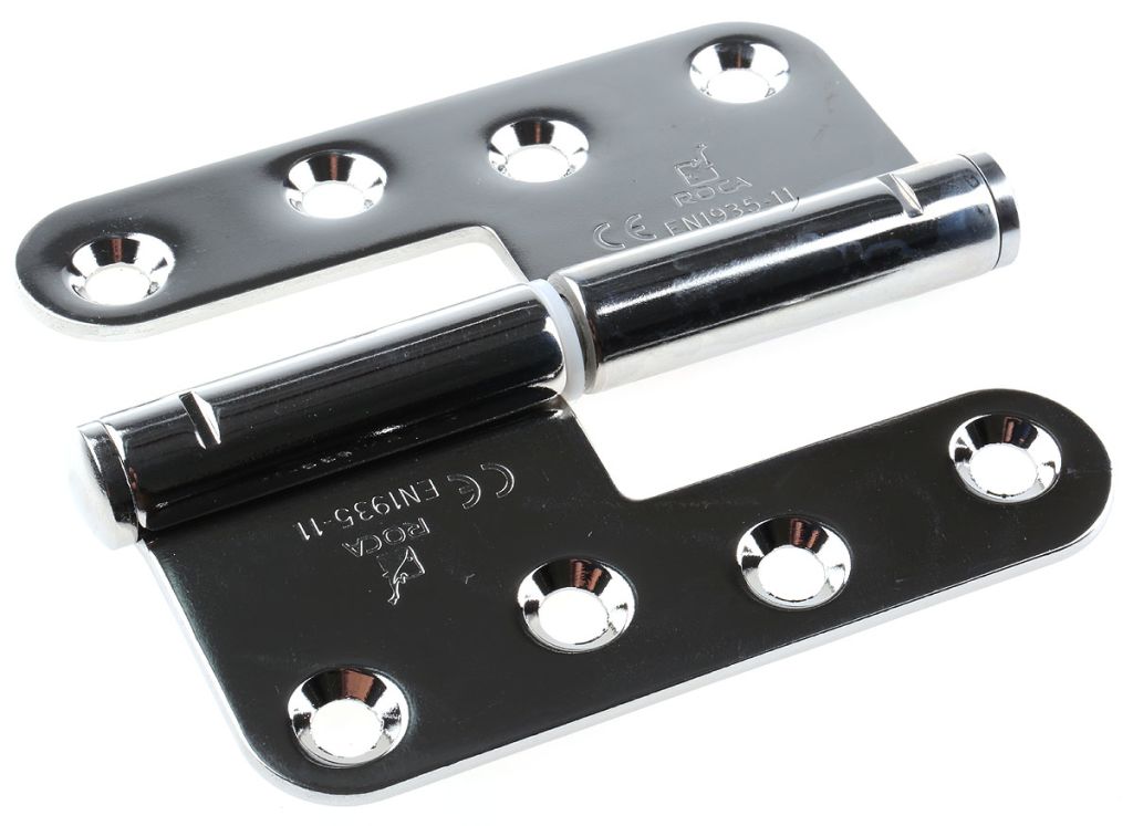 ROCA Stainless Steel Hinge, Screw Fixing 110mm x 98mm x 3mm