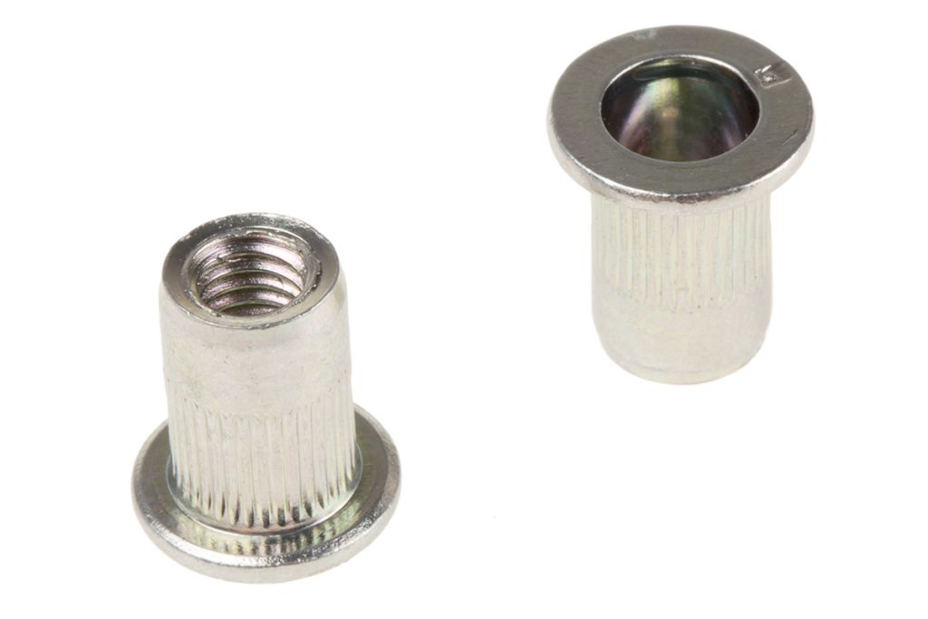 Böllhoff Plain, M6 Steel Threaded Insert, 13mm diameter 9mm Depth