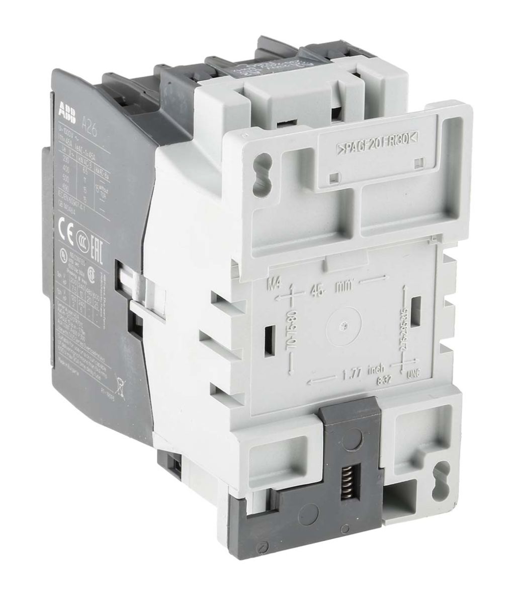 Nofuel A26-30 AC Contactor - 26A 3-Pole, 120V Coil - A26-30-10-84 Replacement