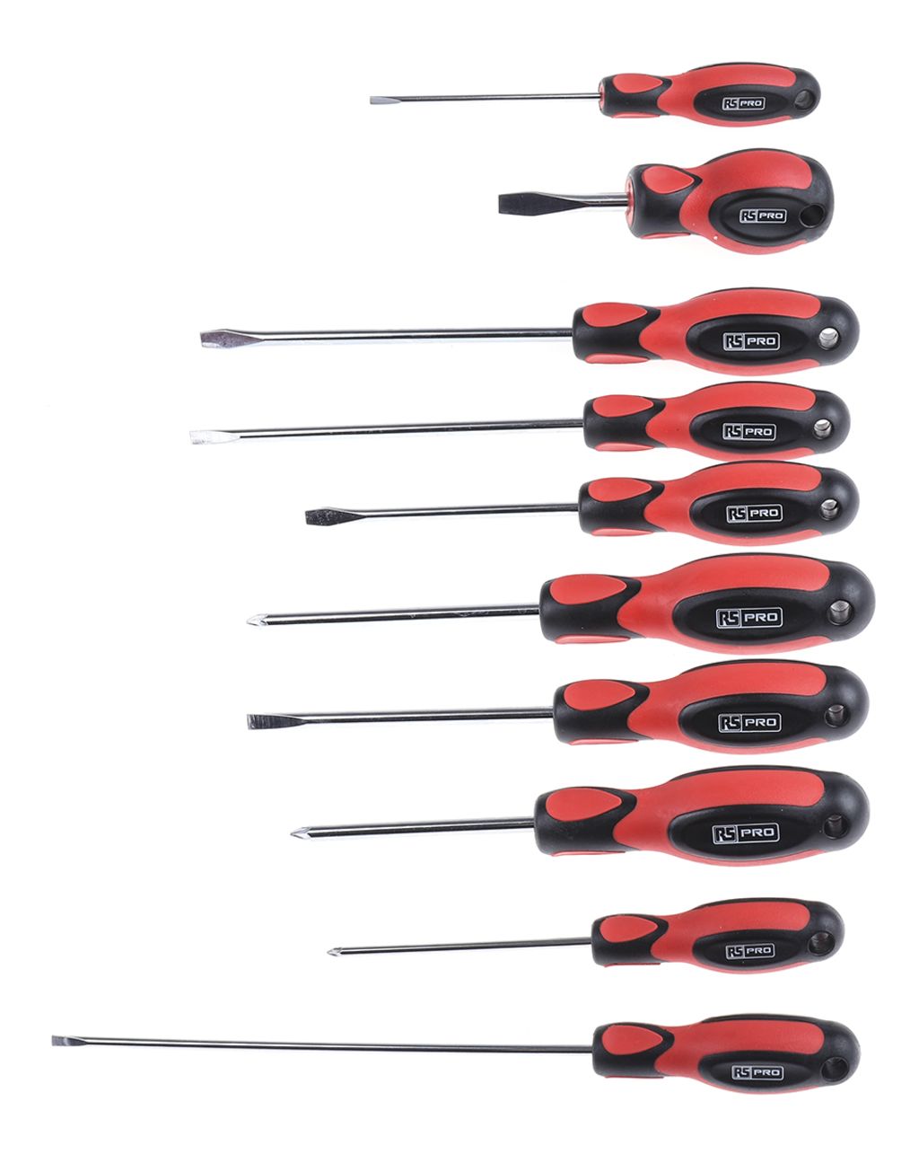 RS PRO Engineers Slotted Flared; Slotted Parallel; Pozidriv Screwdriver ...