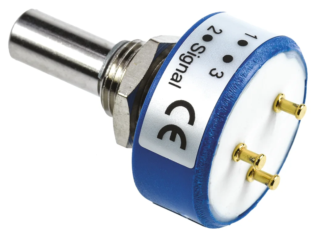 Product image for 357-0-0 1 turn precision pot,1K lin 22mm