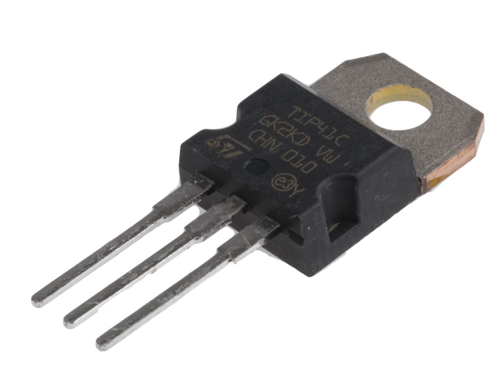 STMicroelectronics TIP41C NPN Transistor, 6 A, 100 V, 3Pin TO220 RS