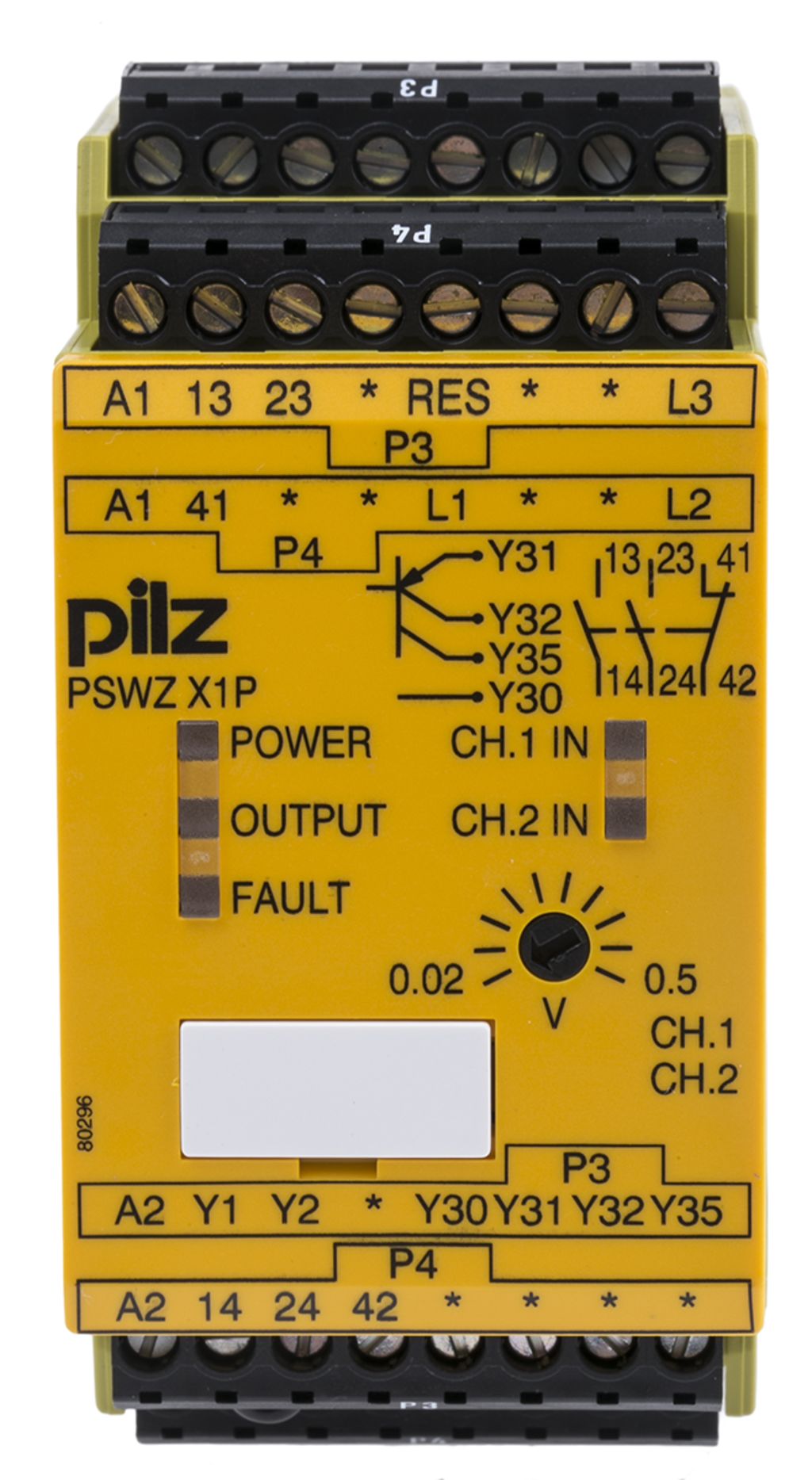Pilz PNOZ X 24 → 240V ac/dc Safety Relay - Single or Dual Channel With ...