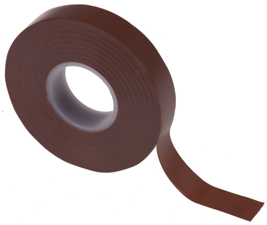 RS PRO Black PVC Electrical Tape, 38mm x 20m