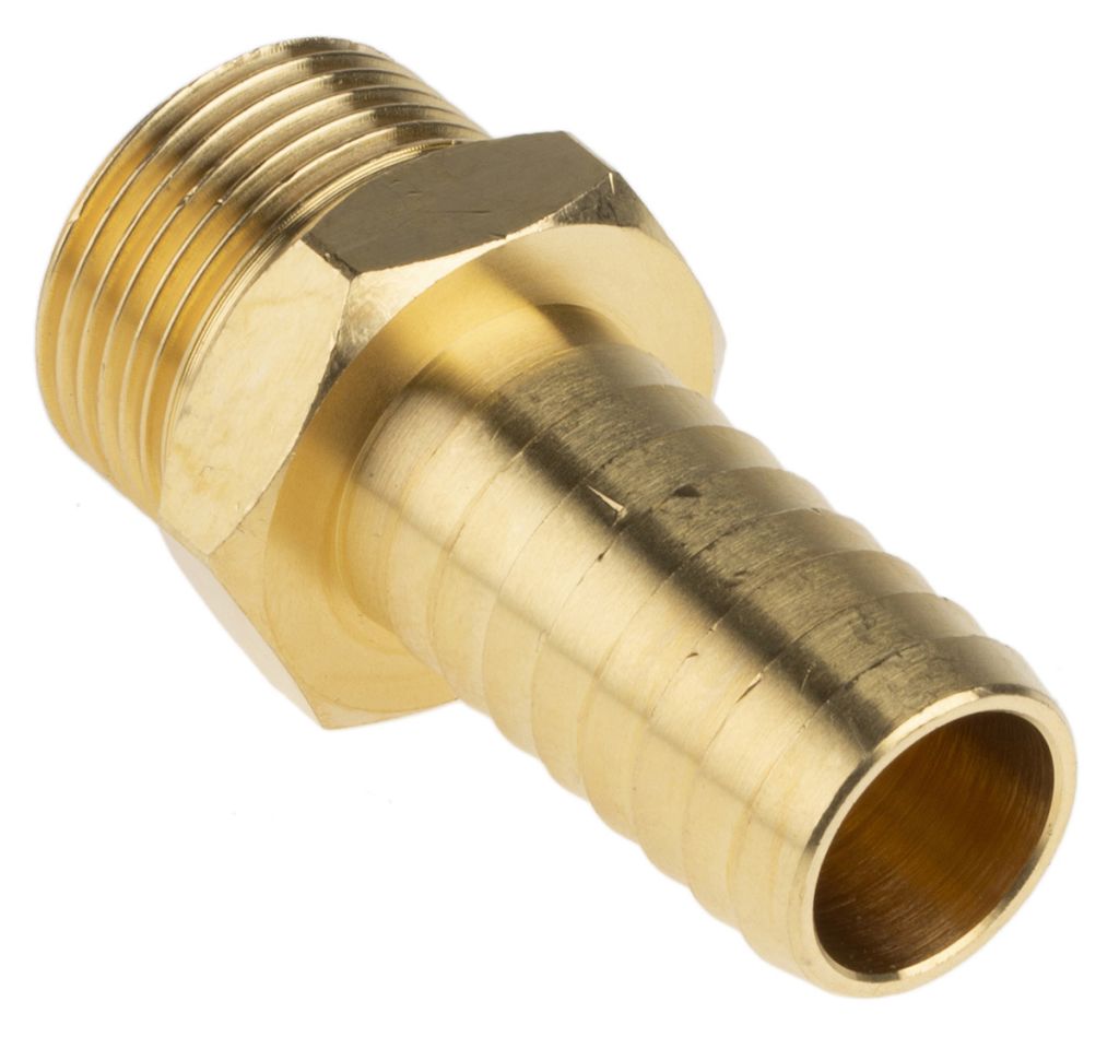 Isiflo Brass BSPT Male Straight Hose Connector €4.09