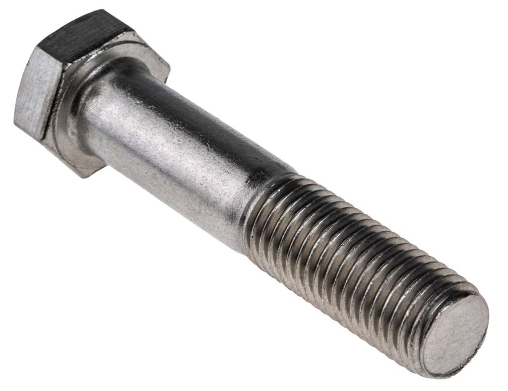 Plain Stainless Steel, Hex Bolt, M16 x 80mm - RS Components Vietnam