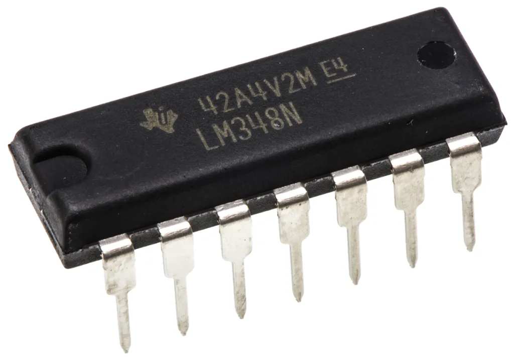 LM348N Texas Instruments, Precision, Op Amp, 1MHz, 14-Pin PDIP - RS ...
