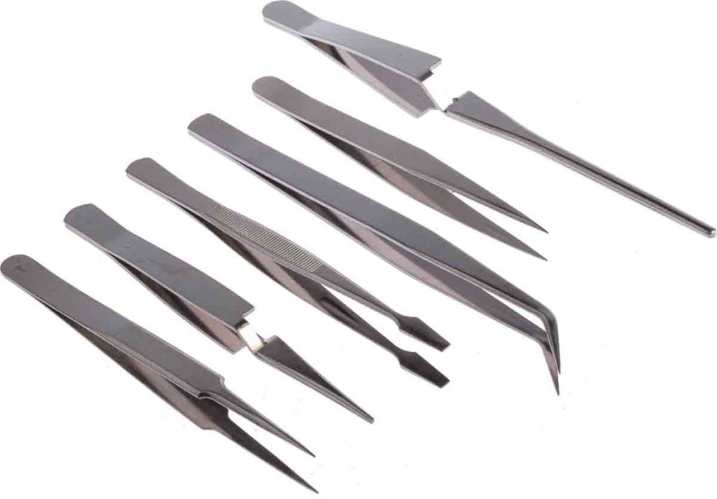 Conductive Tweezers  ESD Safe for IC & Electronic Assembly