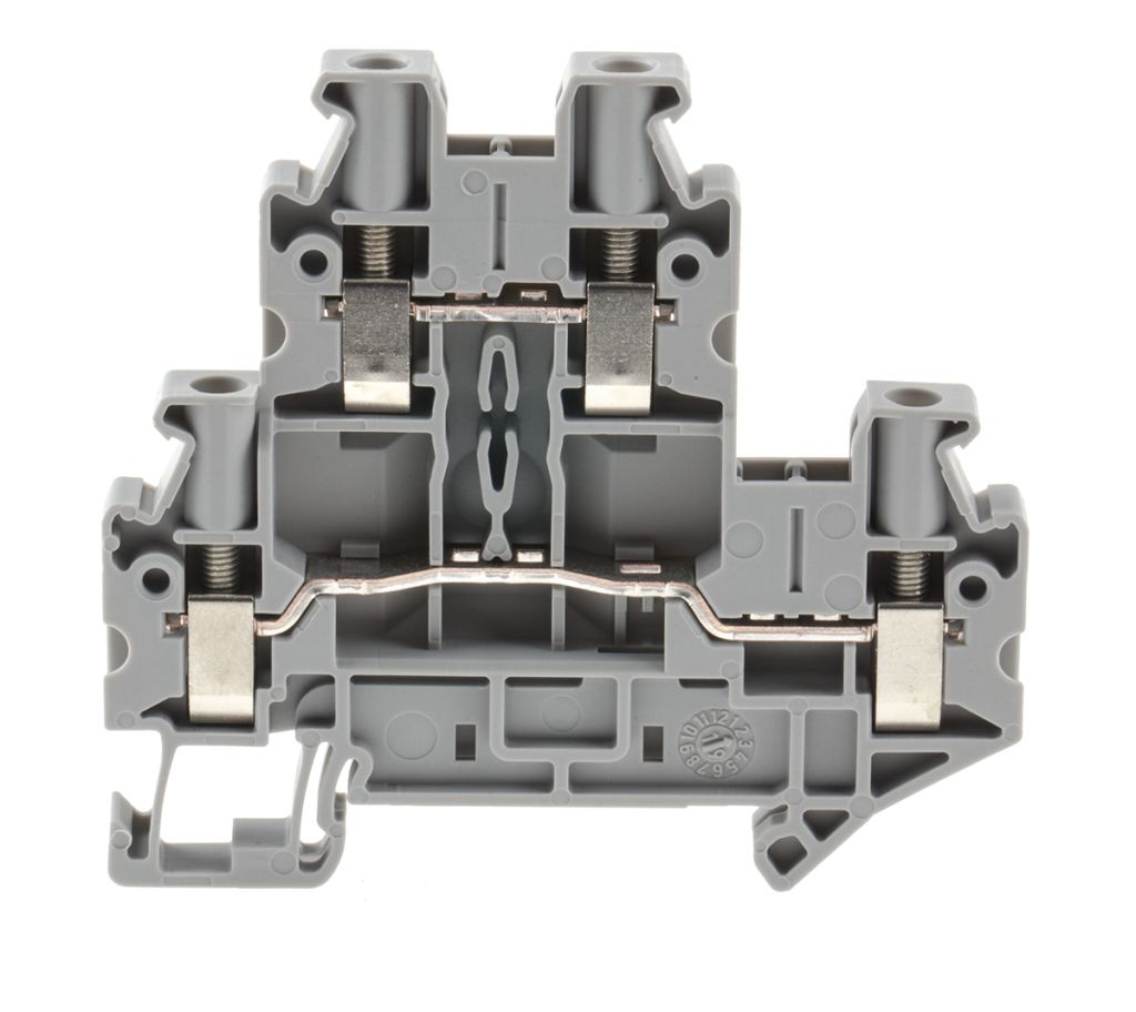 Phoenix Contact Grey UTTB Clipline Double Level Terminal Block, 26 → 10 ...