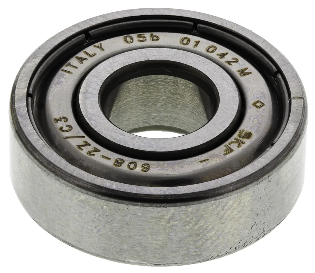 Product image for Bearing, ball, shield, 8mm ID, 22mm OD