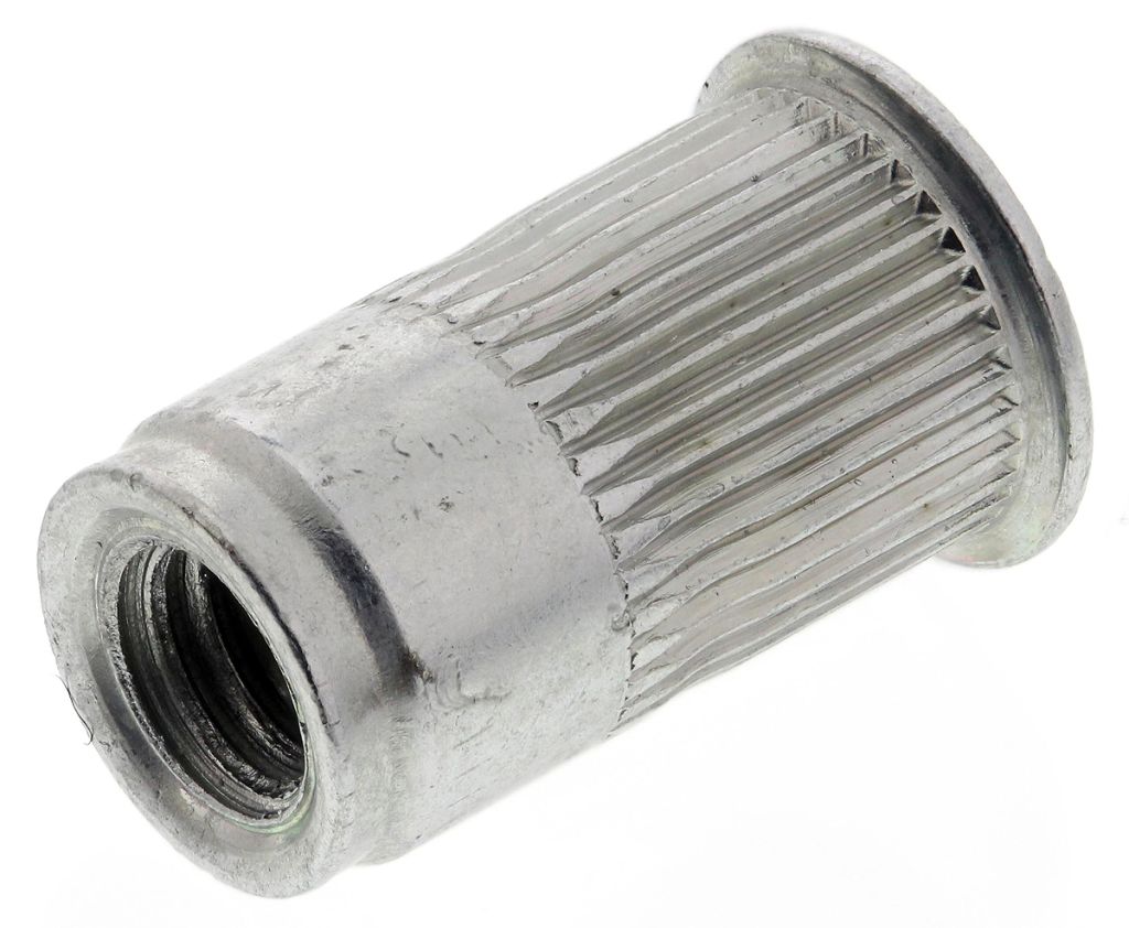 AVK Plain, M6 Steel Threaded Insert, 12.7mm diameter 10mm