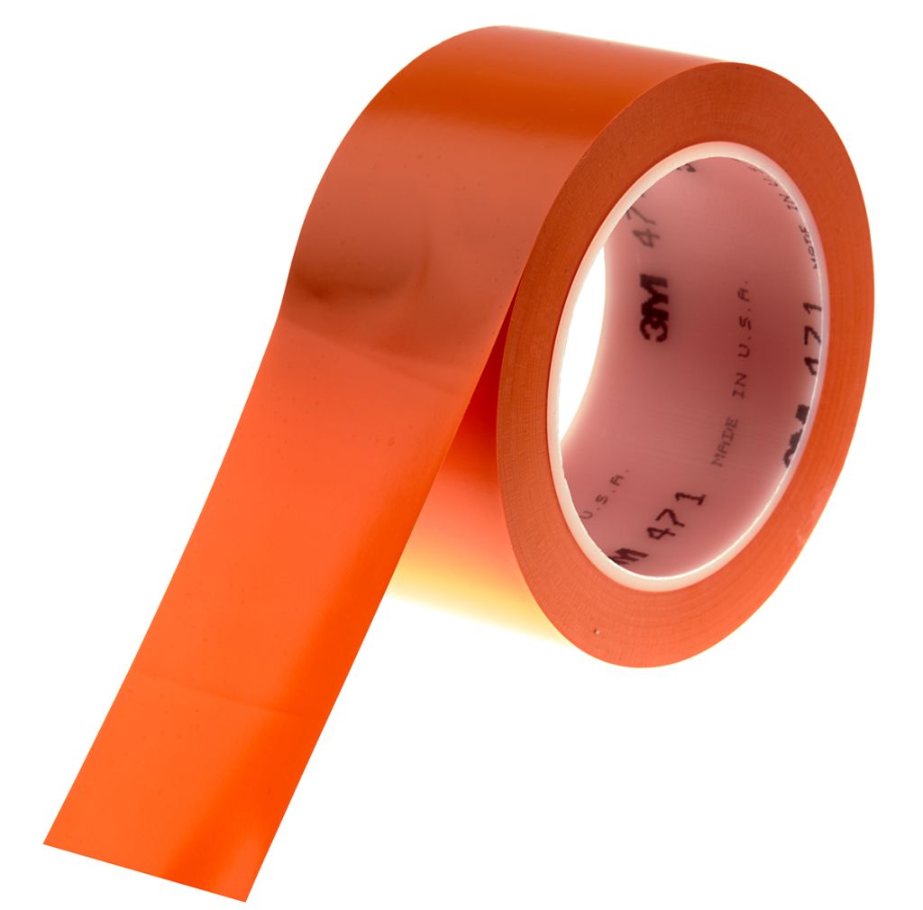 Masking tape 50mm x33m, orange, PVC