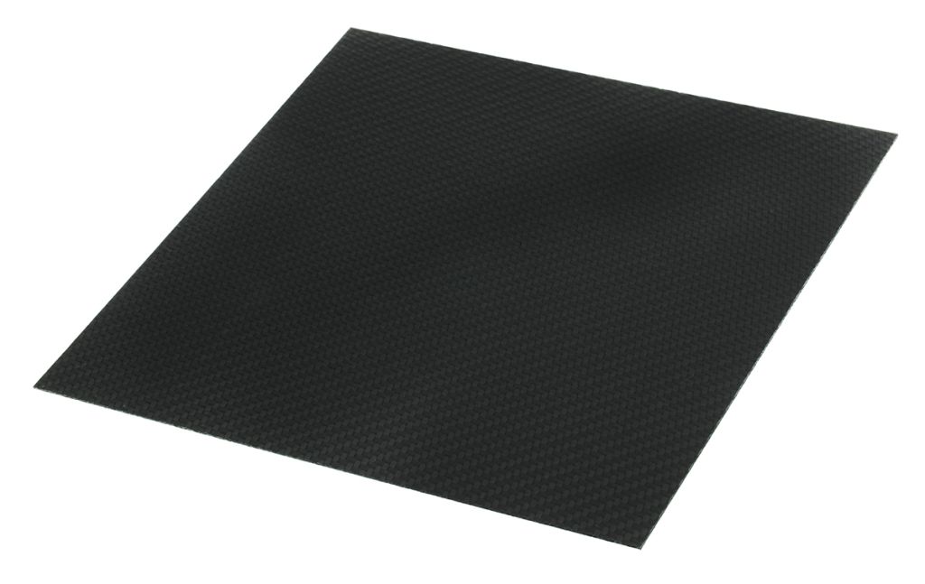 Carbon Fibre Sheet, 300mm x 300mm x 1mm