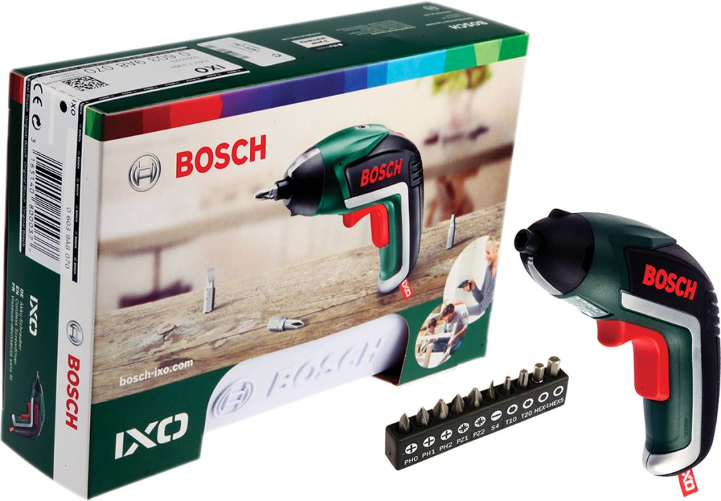 BOSCH IXO 3.6V Mini Cordless Electric Screwdriver Drill with Charger NEW