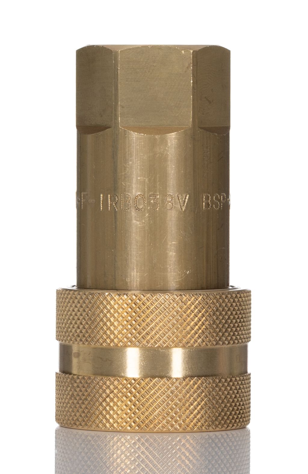 RS PRO Brass Female Hydraulic Quick Connect Coupling, BSP 3/8 Female - RS  Components Vietnam