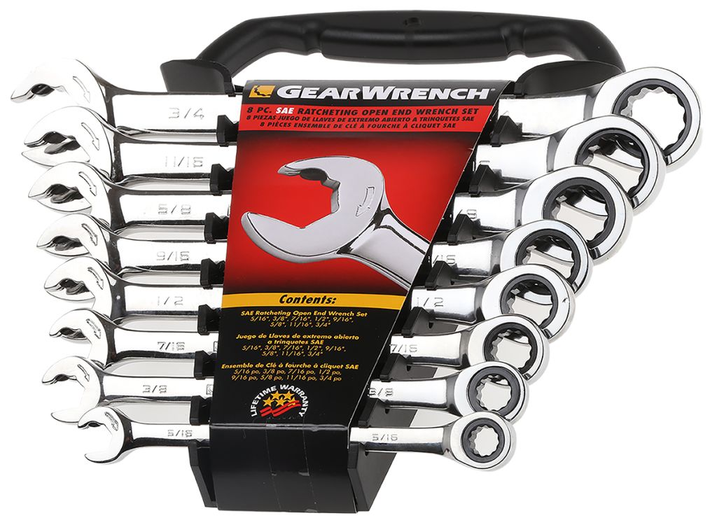 8 Piece Sae Open Ended Spanner Set - Rs Components Indonesia