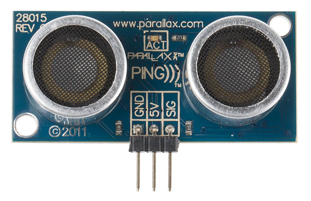 Parallax Inc PING))) Ultrasonic Distance Sensor Module - RS Components ...