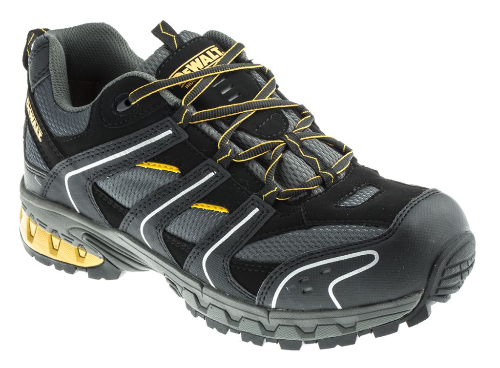 DeWALT Cutter Mens Black Toe Capped Safety Trainers, UK 11, EU 45 - RS ...