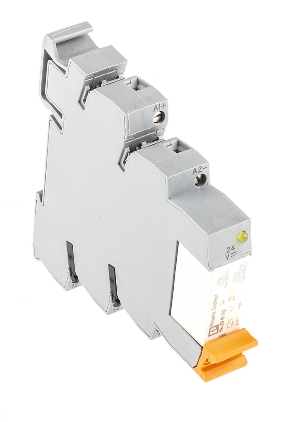 Phoenix Contact 24V dc SPDT Interface Relay Module Chassis, DIN Rail ...