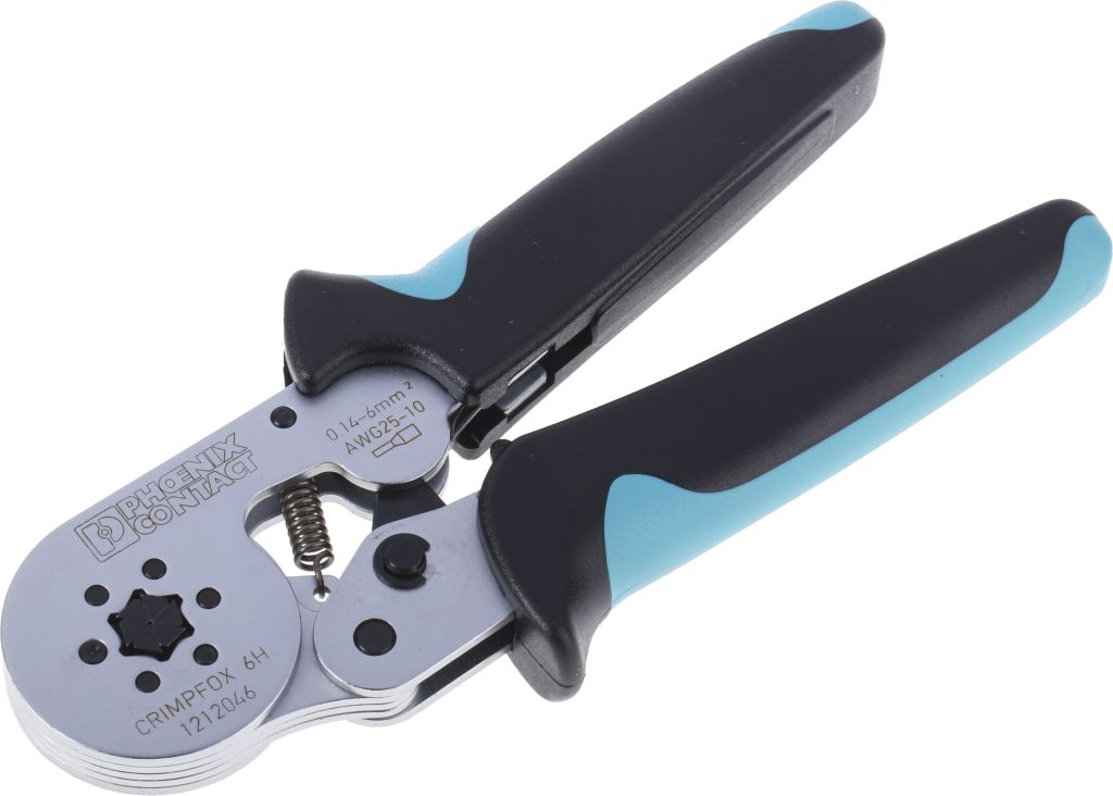 Phoenix Contact, CRIMPFOX Hand Crimping Tool, 0.14mm² to 6mm²