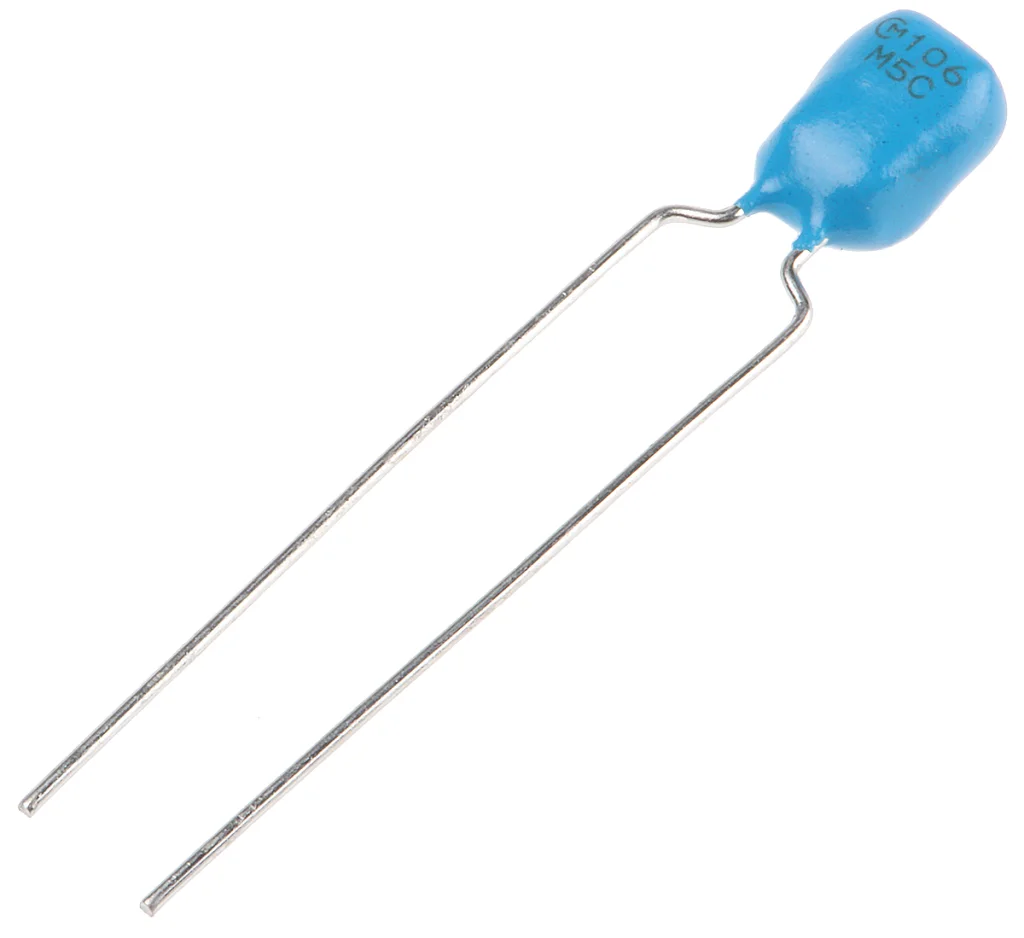 Product image for Ceramic Radial RCE Series 10uF 50V