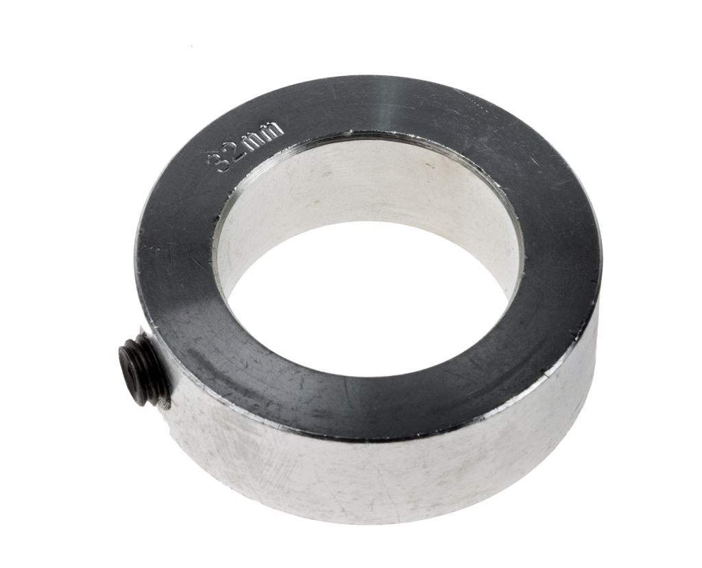 Lucas 3/32" Bore Shaft Collars With 6-32 Set Screw – 2 Pack, Black Oxide Finish BSC-009