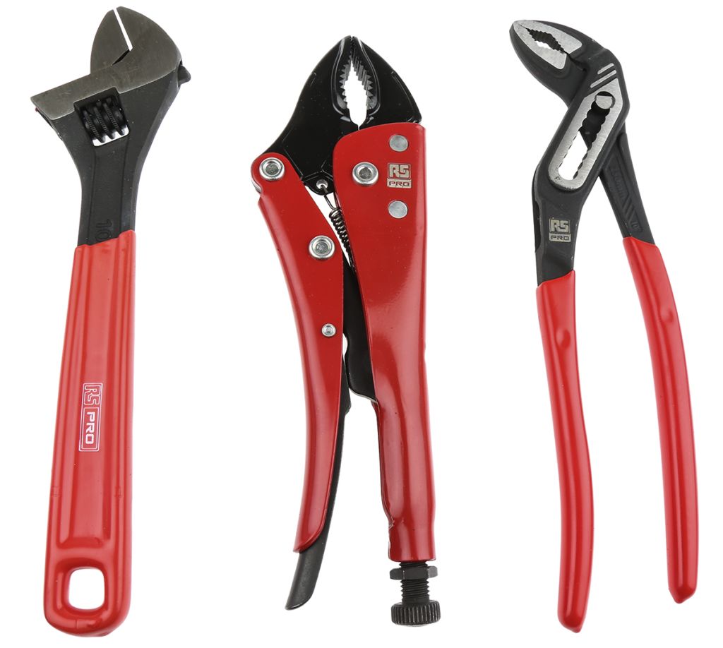 RS PRO Steel Pliers Plier Set, 250 mm Overall Length RS Components  Indonesia