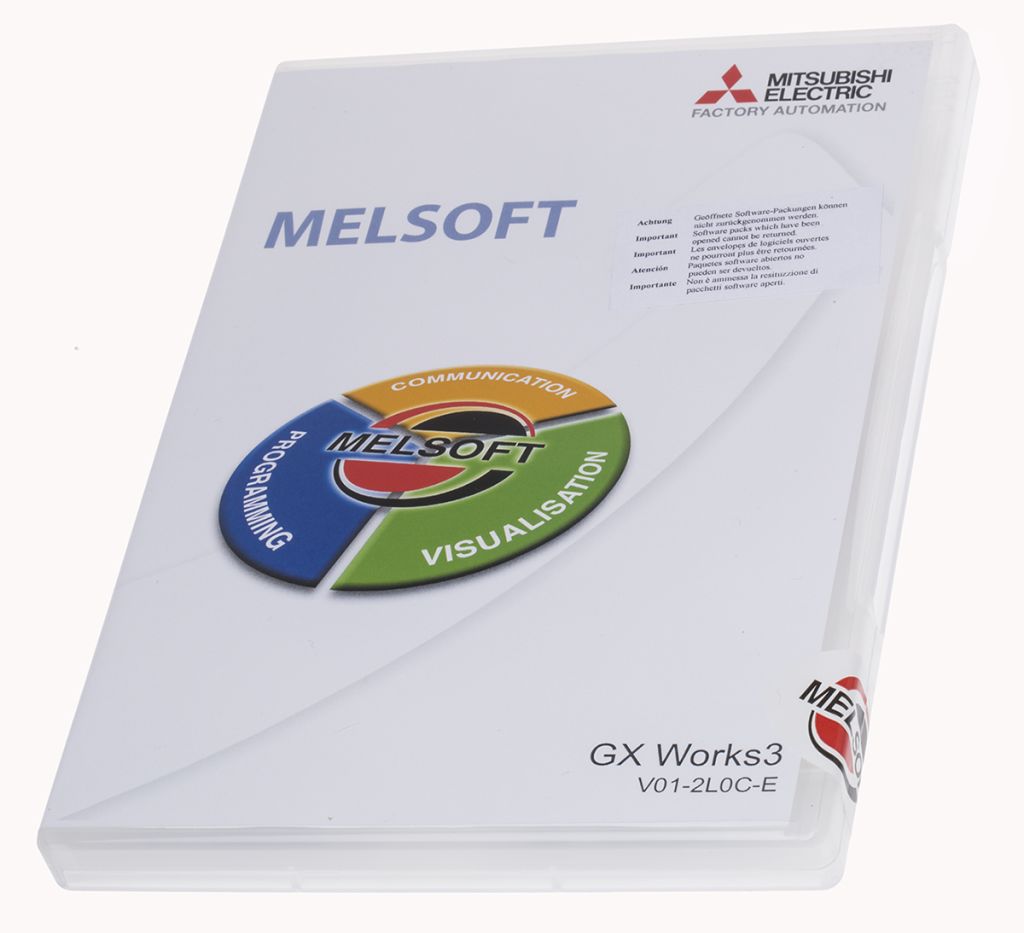 Mitsubishi – PLC Programming Software for use with MELSEC iQ-F Series Programmable Controllers, MELSEC iQ-R Series